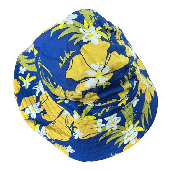 LUNA & ROSE X GOLDFISH Collab PackableTropical Beach Sun Bucket Fisherman's Hat - Picture 6 of 7